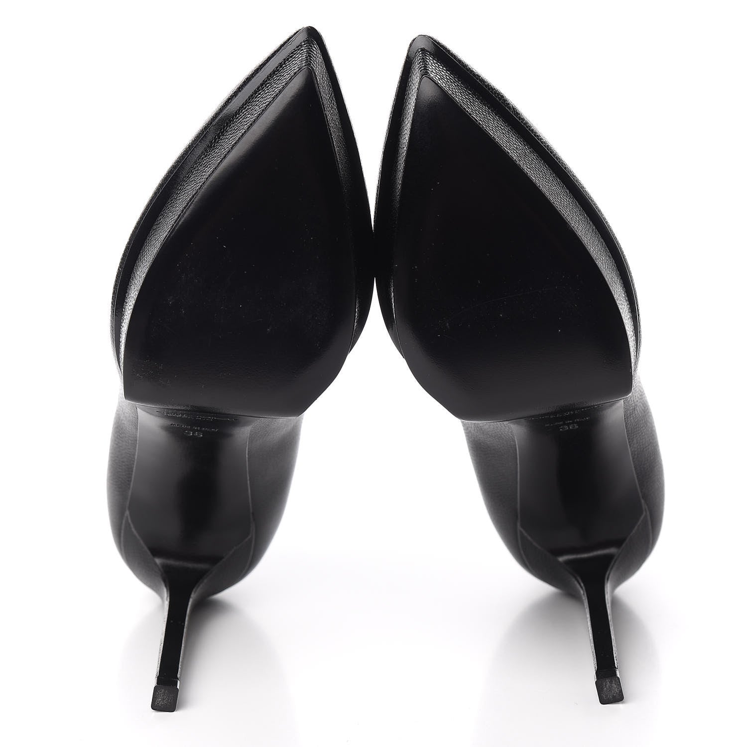 Saint Laurent Grain de Poudre Classic Janis 80 Escarpin Pumps 36 Black 5 of 9