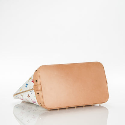 Louis Vuitton Monogram Multicolor Alma White 4 of 7