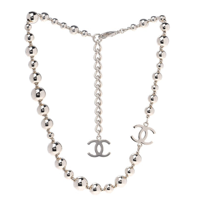 Chanel Metal CC Bead Necklace Gold 2 of 5
