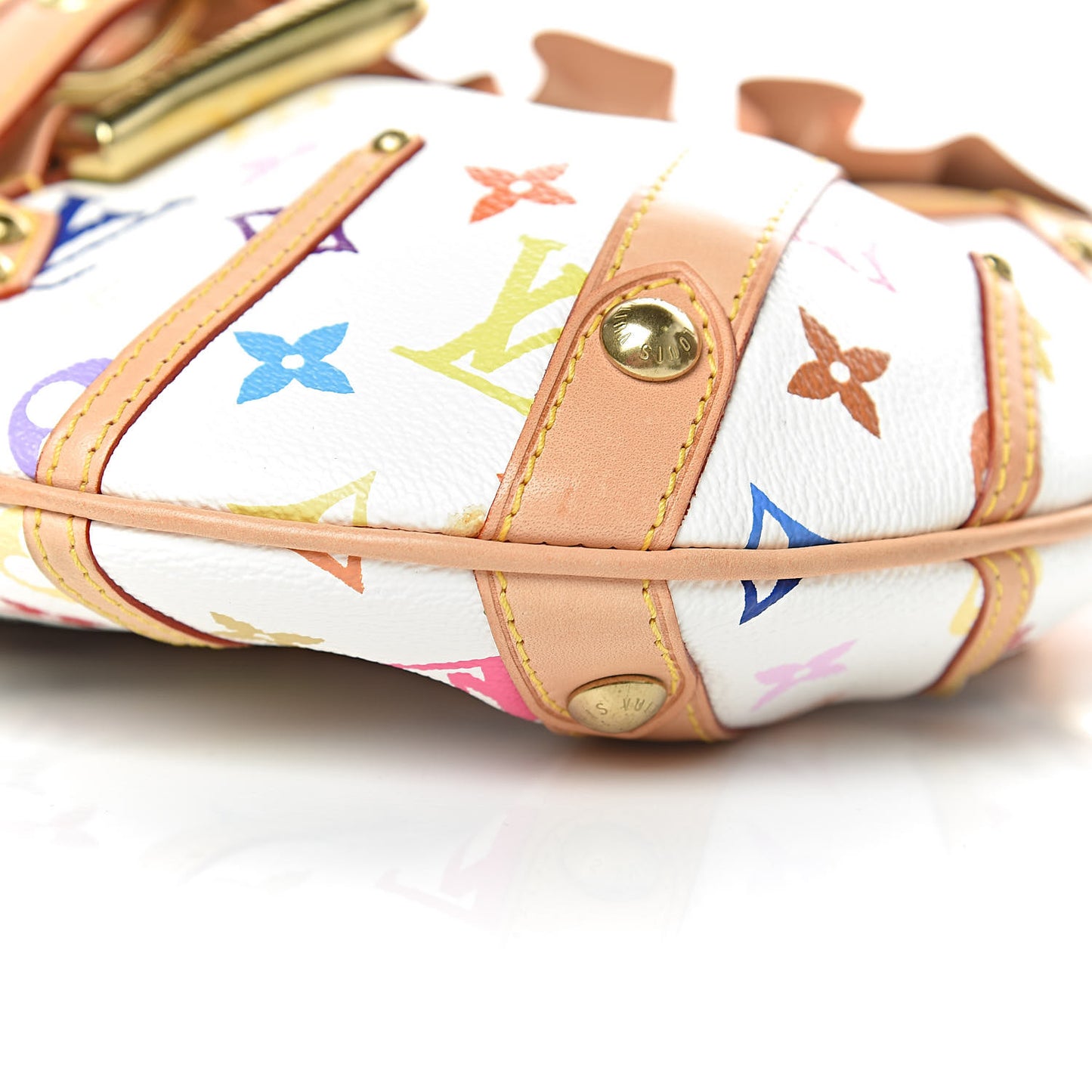 Monogram Multicolor Leonor White