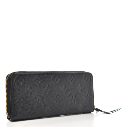 Louis Vuitton Empreinte Clemence Wallet Black 3 of 6
