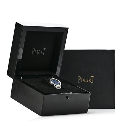 Piaget Stainless Steel Diamond 36mm Polo Date Automatic Watch Blue 5 of 5