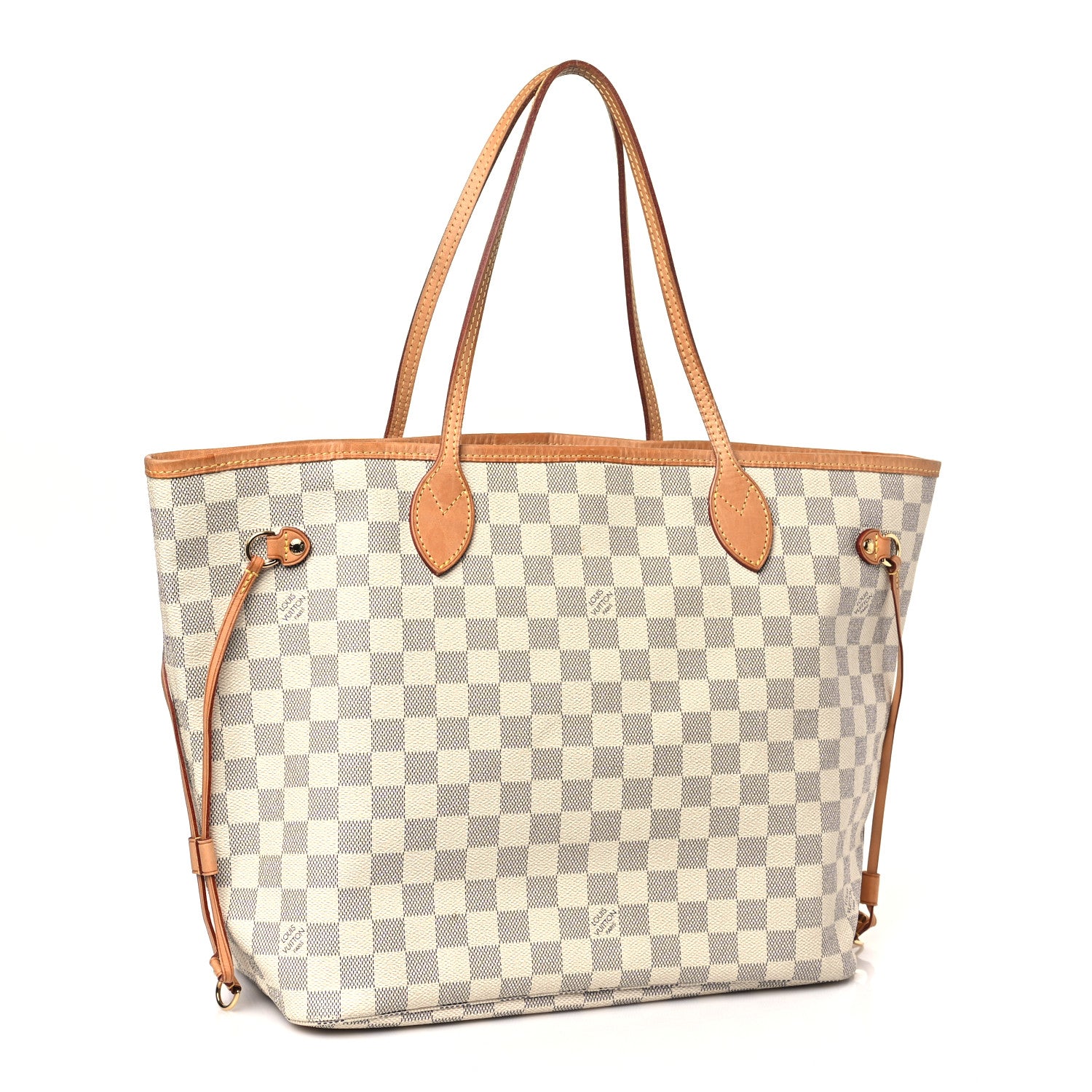 Louis Vuitton Damier Azur Neverfull MM 3 of 9