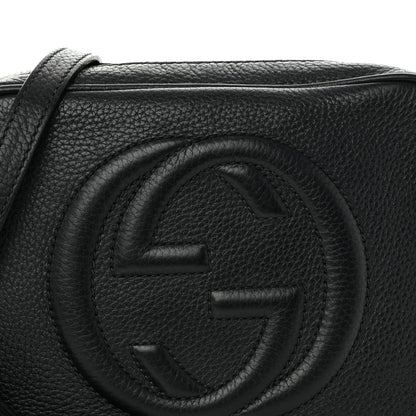 Gucci Pebbled Calfskin Small Soho Disco Bag Black Black 9 of 13