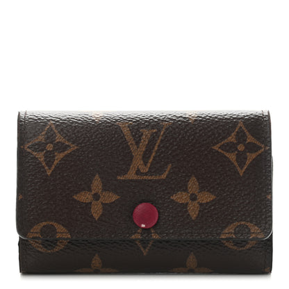 Louis Vuitton Monogram 6 Key Multicles Holder Fuchsia 1 of 12