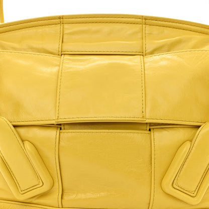 Bottega Veneta Paper Calfskin Maxi Intrecciato Small Arco Mirabelle 8 of 11