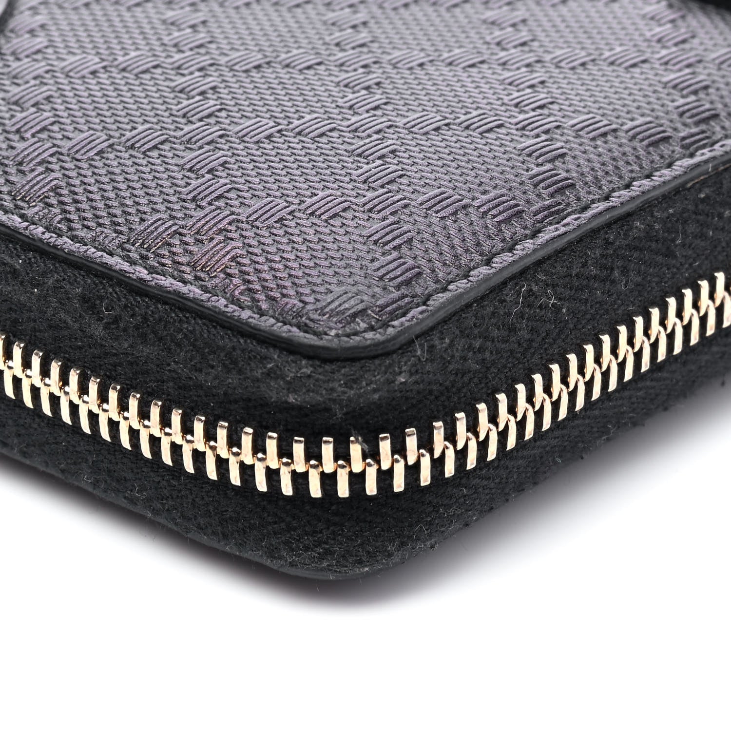 Gucci Bright Diamante Zip Around Wallet Black 4 of 4