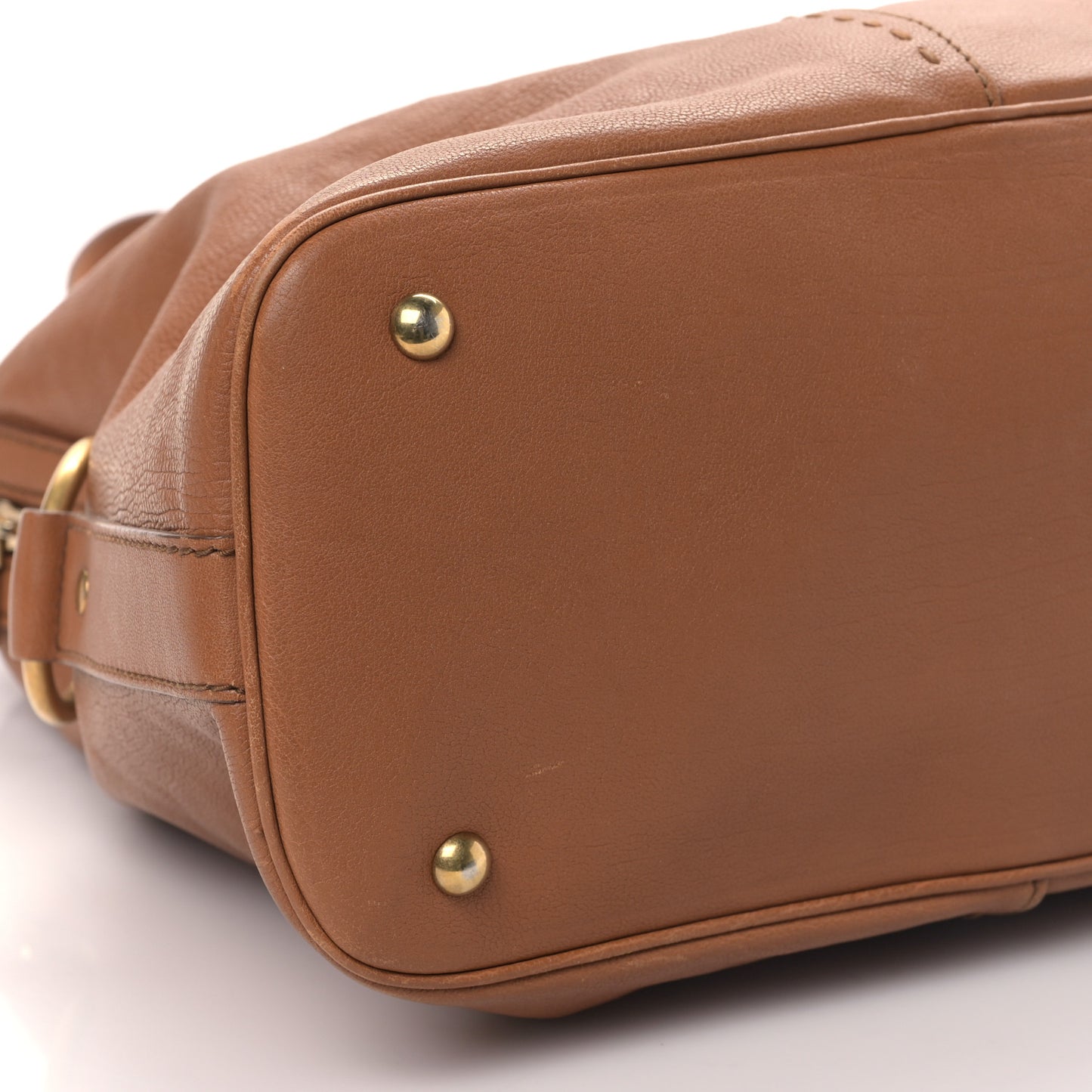 Calfskin Oversized Muse Brown