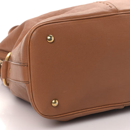 Saint Laurent Calfskin Oversized Muse Brown 7 of 8