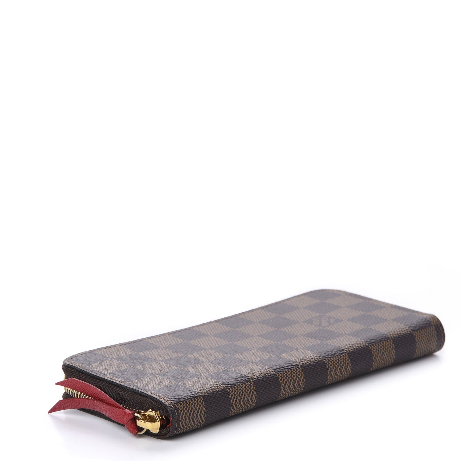 Louis Vuitton Damier Ebene Clemence Wallet Cherry 4 of 10