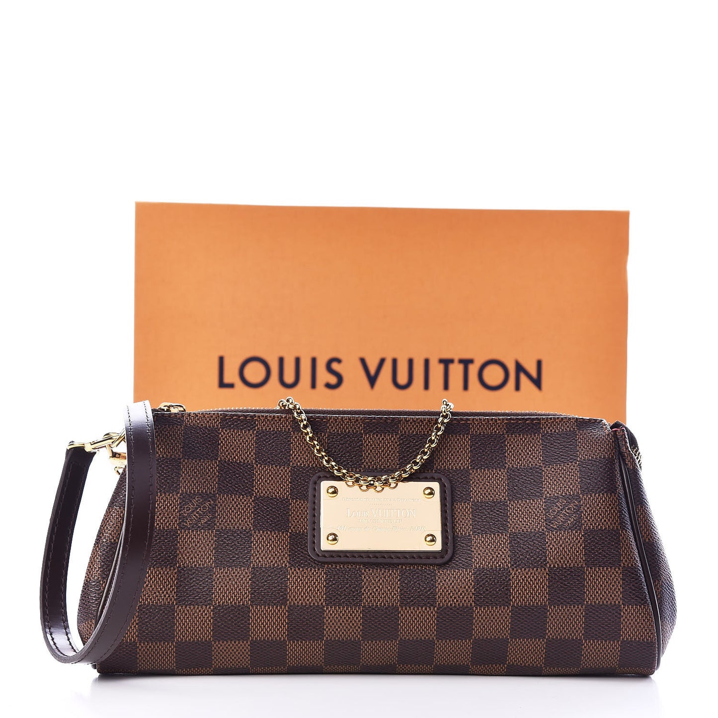 Damier Ebene Eva Clutch