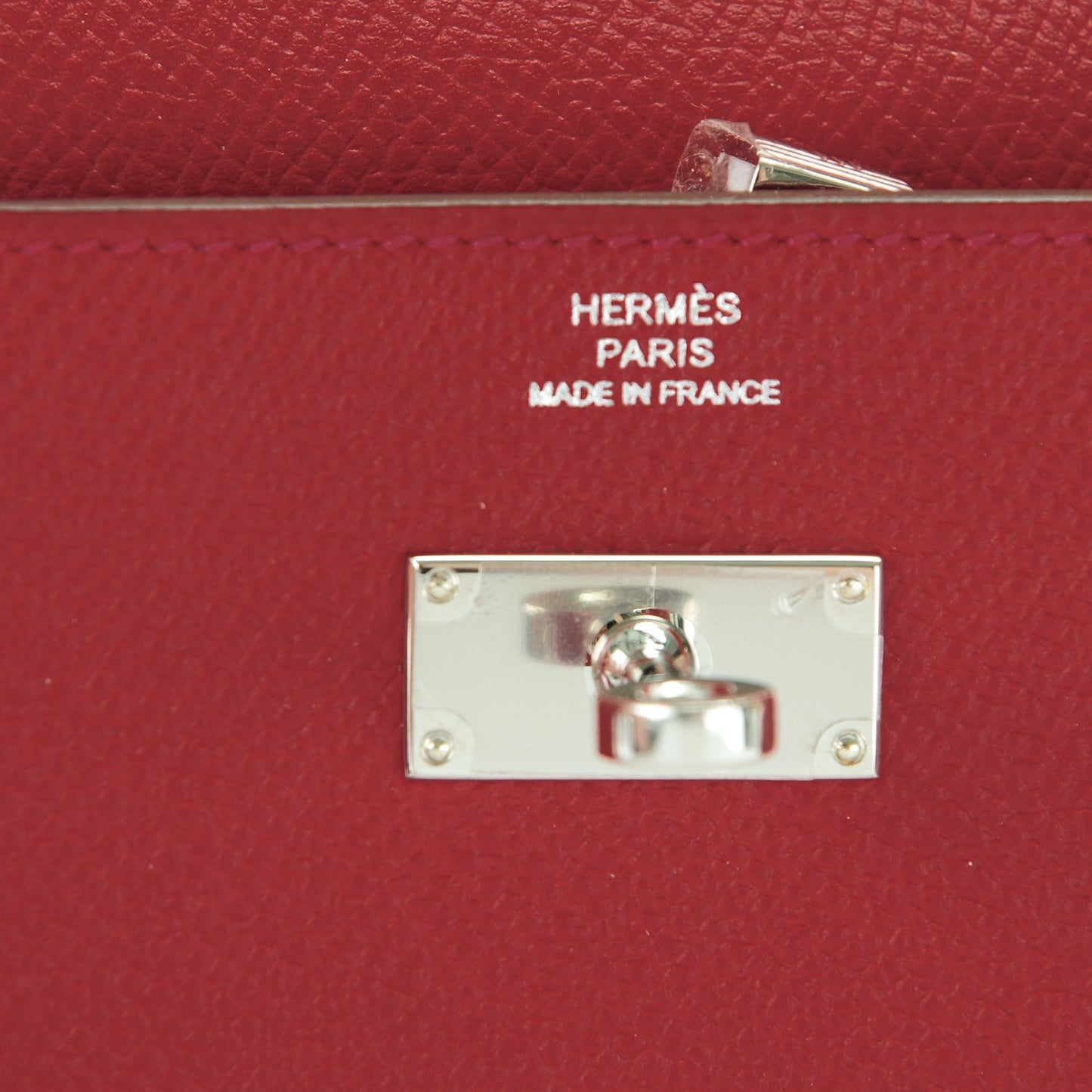 Epsom Kelly Longue Wallet Rouge Vif