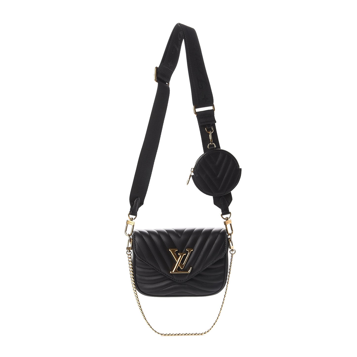 Calfskin New Wave Multi Pochette Black