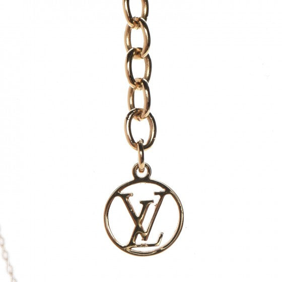 Louis Vuitton LV And Me Letter S Necklace Gold 8 of 8