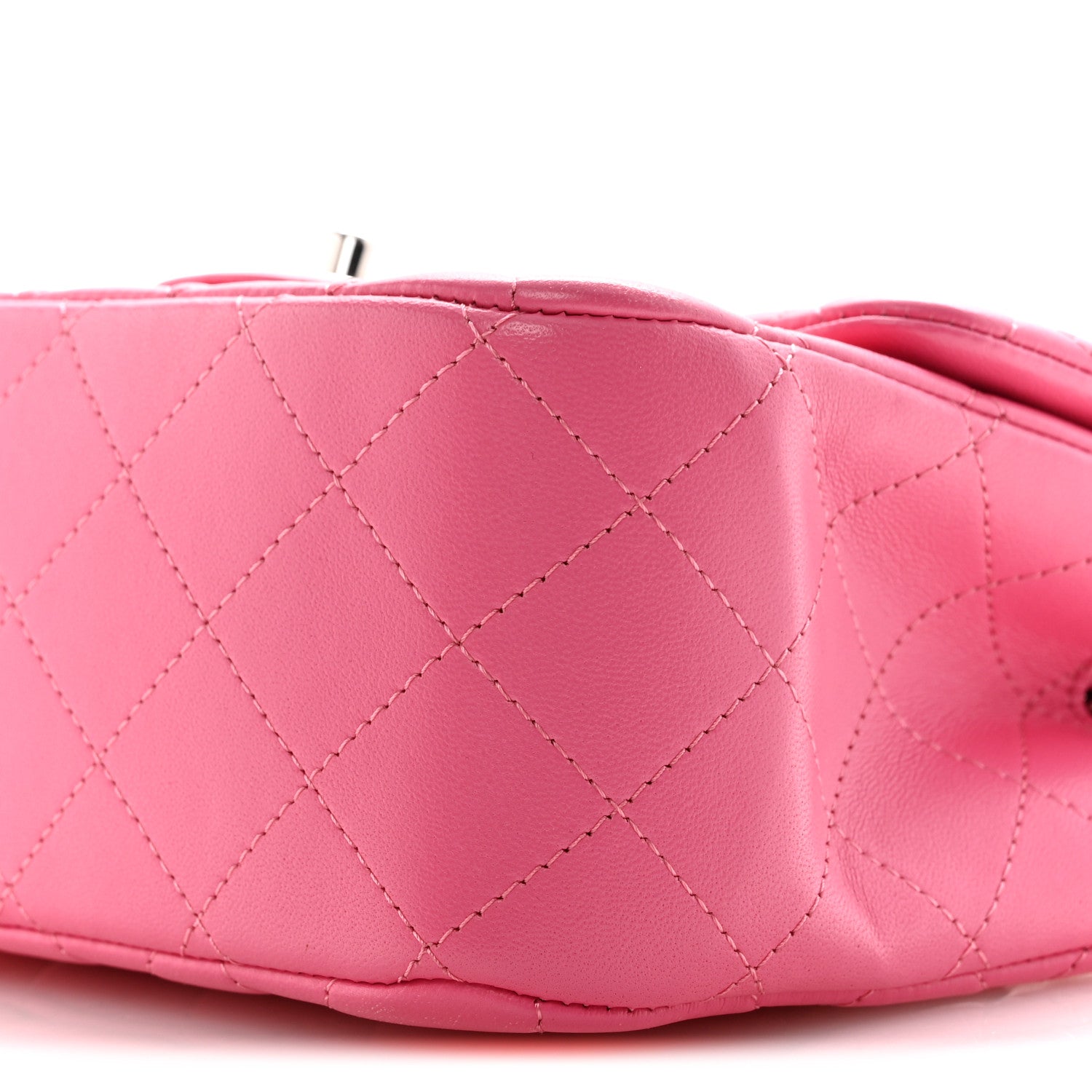 Chanel Lambskin Quilted Mini Square Flap Pink 10 of 11