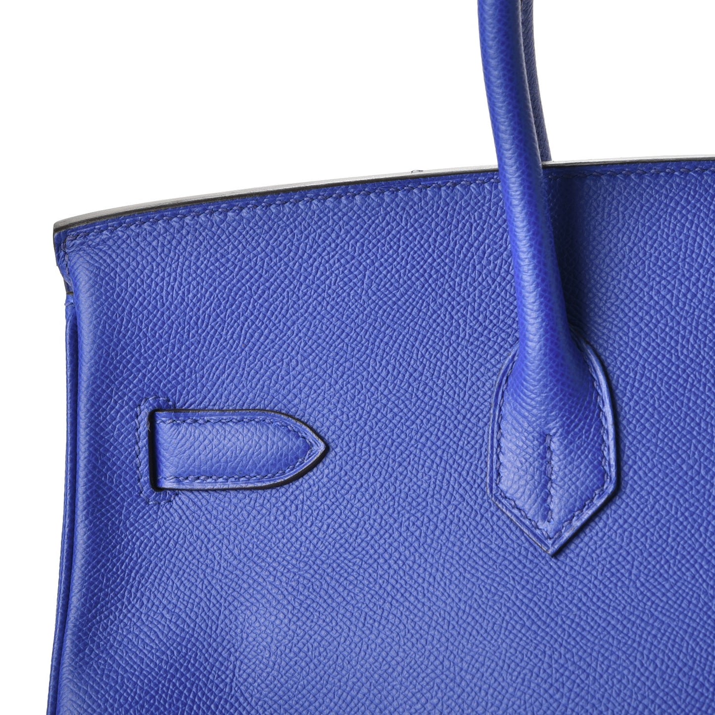 Epsom Birkin 35 Bleu Electrique