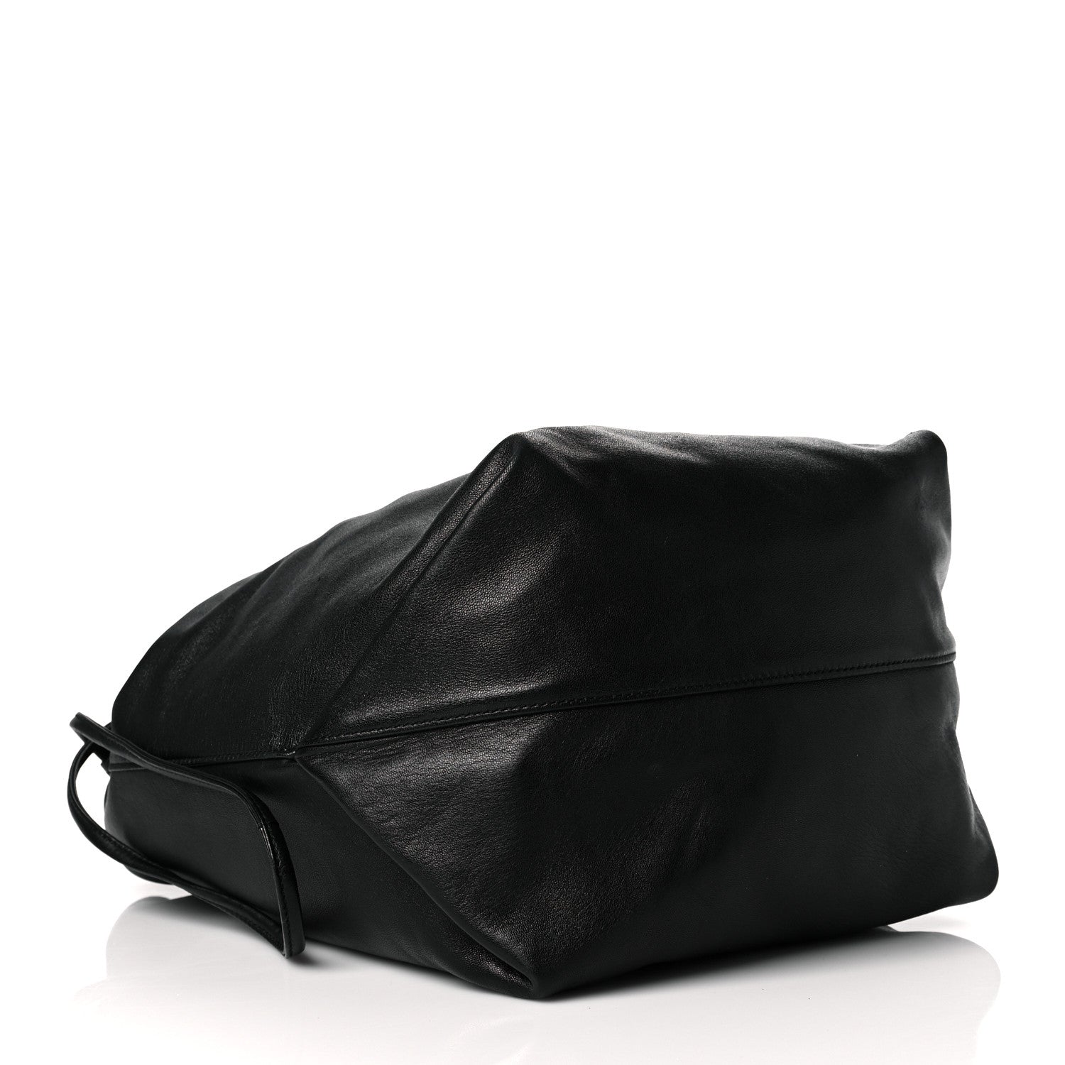 Saint Laurent Lambskin Teddy Drawstring Bag Black 5 of 11