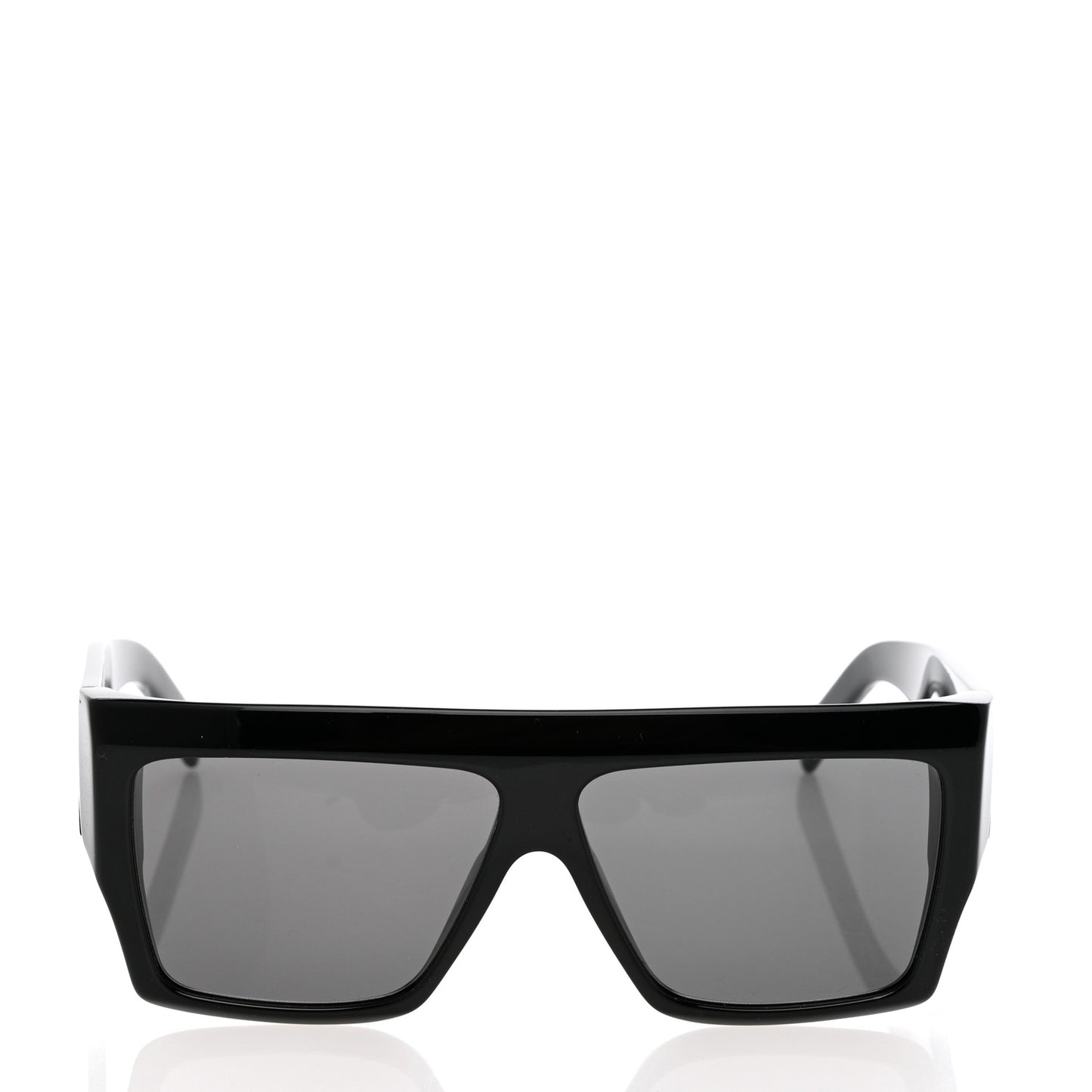 Acetate Chunky Rectangle Sunglasses CL 40092I Black