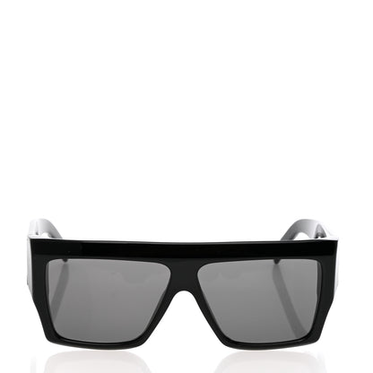 Celine Acetate Chunky Rectangle Sunglasses CL 40092I Black 2 of 7