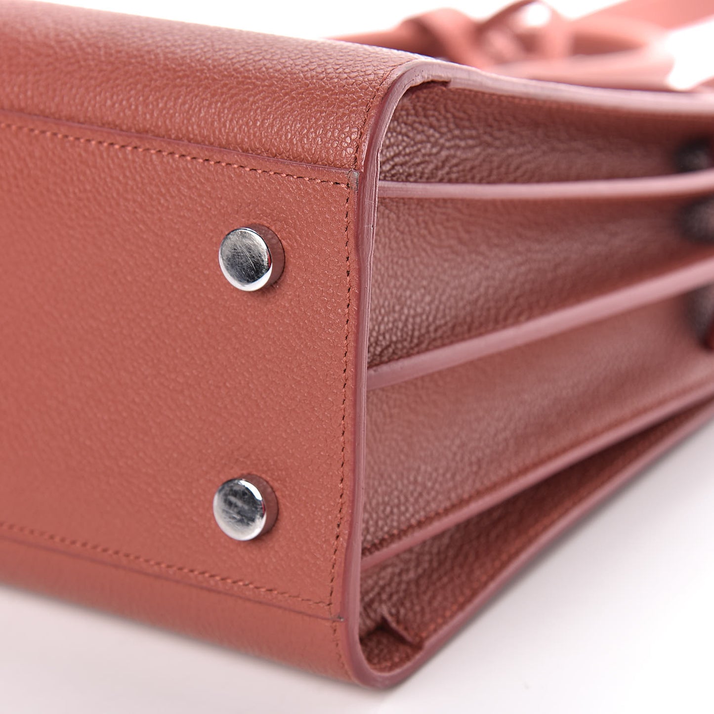 Grained Calfskin Baby Sac De Jour Mystic Rose