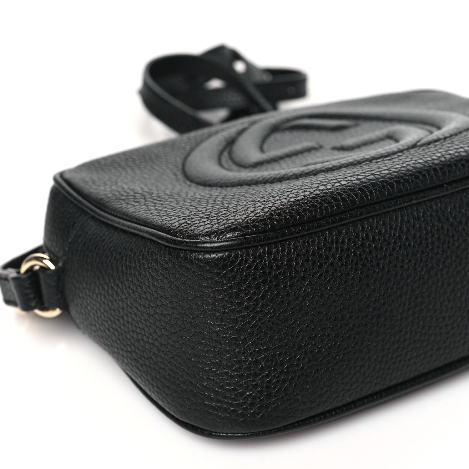 Gucci Pebbled Calfskin Small Soho Disco Bag Black 9 of 10