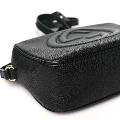 Gucci Pebbled Calfskin Small Soho Disco Bag Black 9 of 10