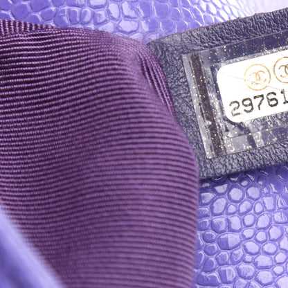 Chanel Caviar Quilted Incognito Mini Square Flap Purple 7 of 9