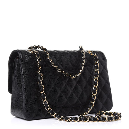 Chanel Caviar Quilted Medium Double Flap Black 3 of 11
