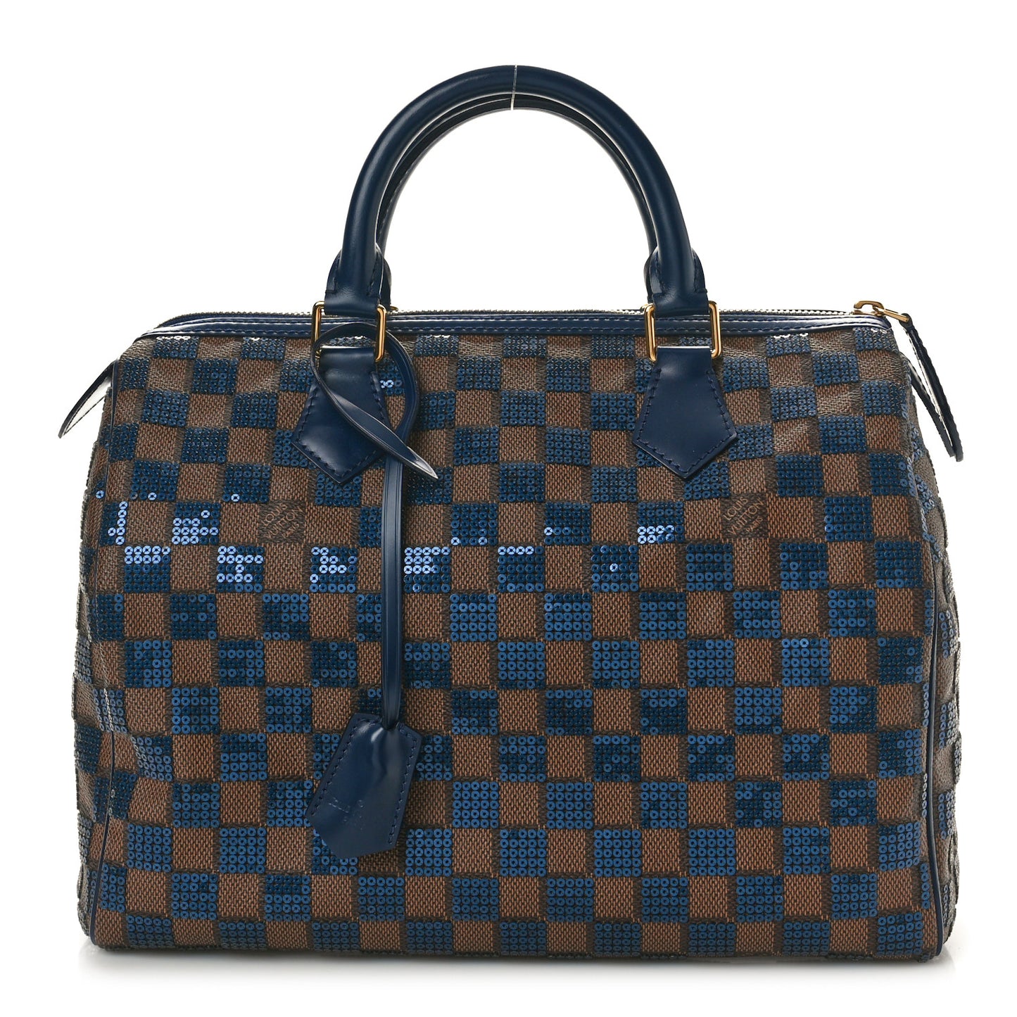 Damier Paillettes Speedy 30 Blue