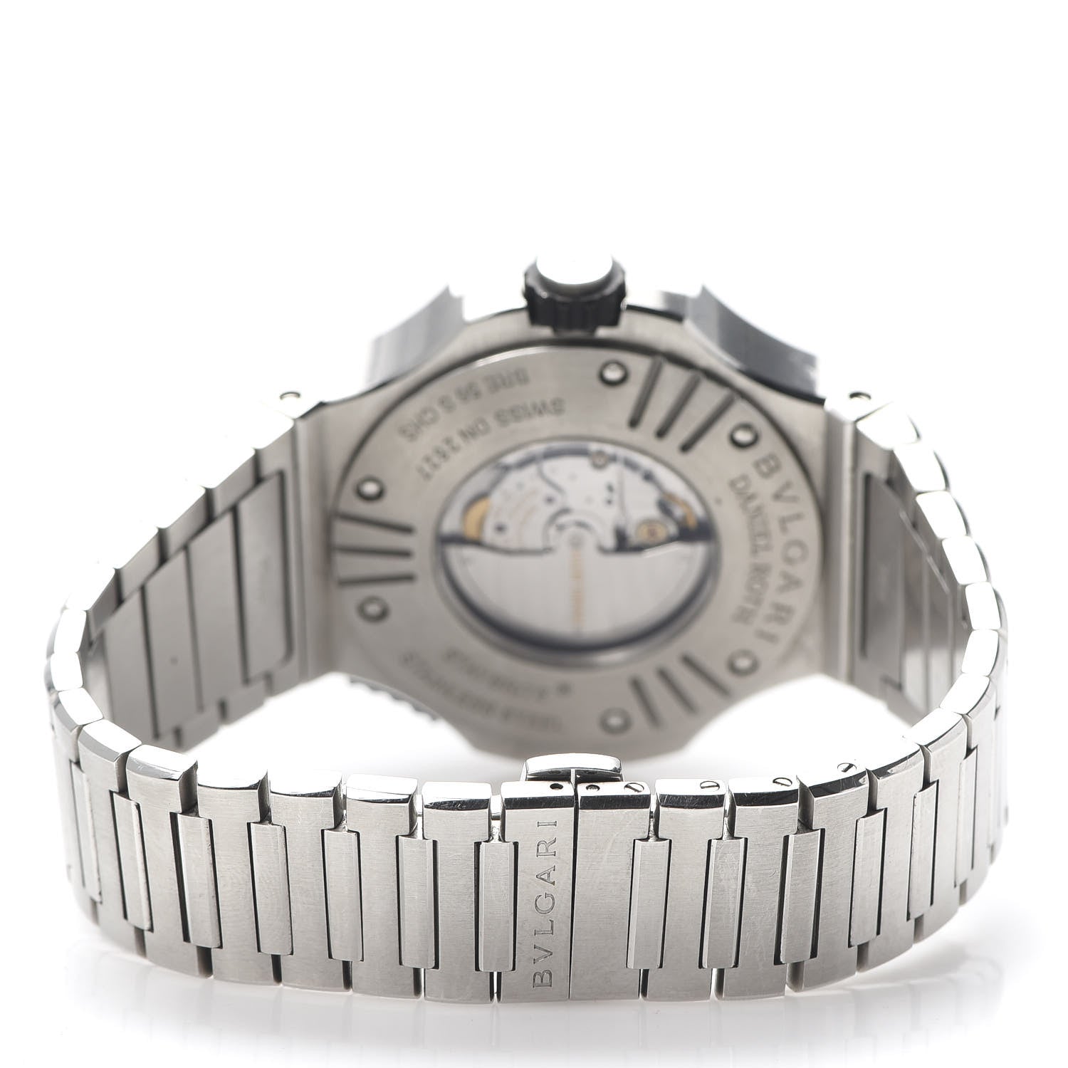 Bulgari Stainless Steel 47mm Endurer Chronosprint Daniel Roth Automatic Watch Black 4 of 7