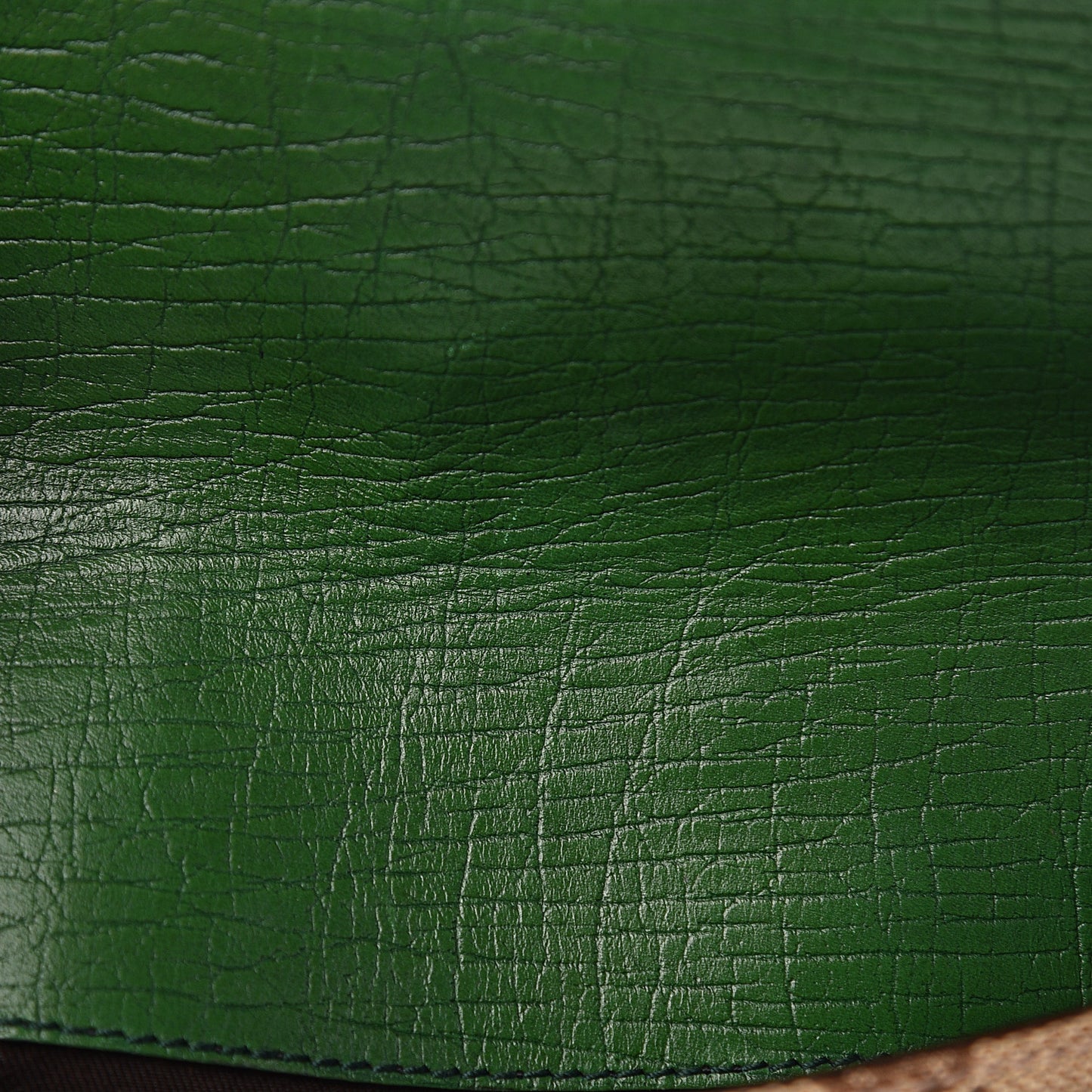 Monogram Web Small Horsebit Chain Clutch Green