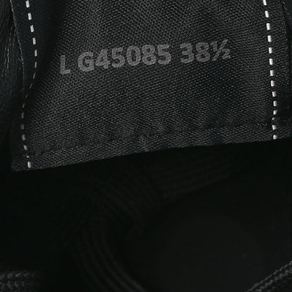 Chanel Calfskin Womens CC Logo Sneakers 38.5 Black 9 of 10