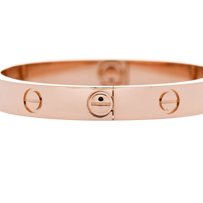Cartier 18K Pink Gold LOVE Bracelet 15 5 of 8