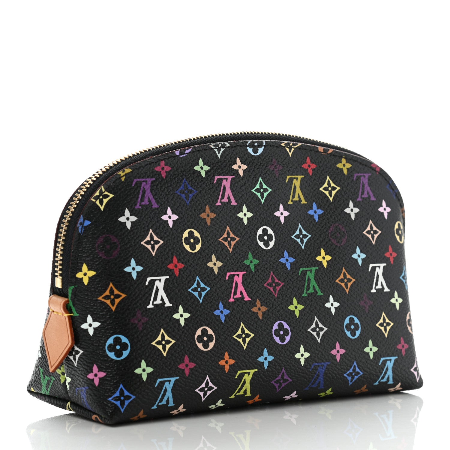 Louis Vuitton Monogram Multicolor Cosmetic Pouch Black Grenade 3 of 6