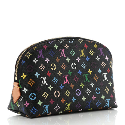 Louis Vuitton Monogram Multicolor Cosmetic Pouch Black Grenade 3 of 6