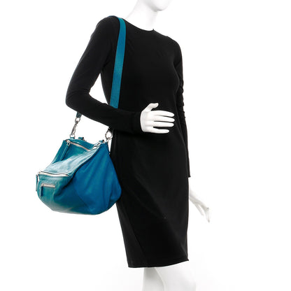 Givenchy Sugar Goatskin Medium Pandora Petrol Blue 6 of 10