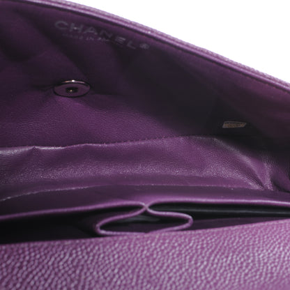 Chanel Caviar East West Flap Purple 5 of 9