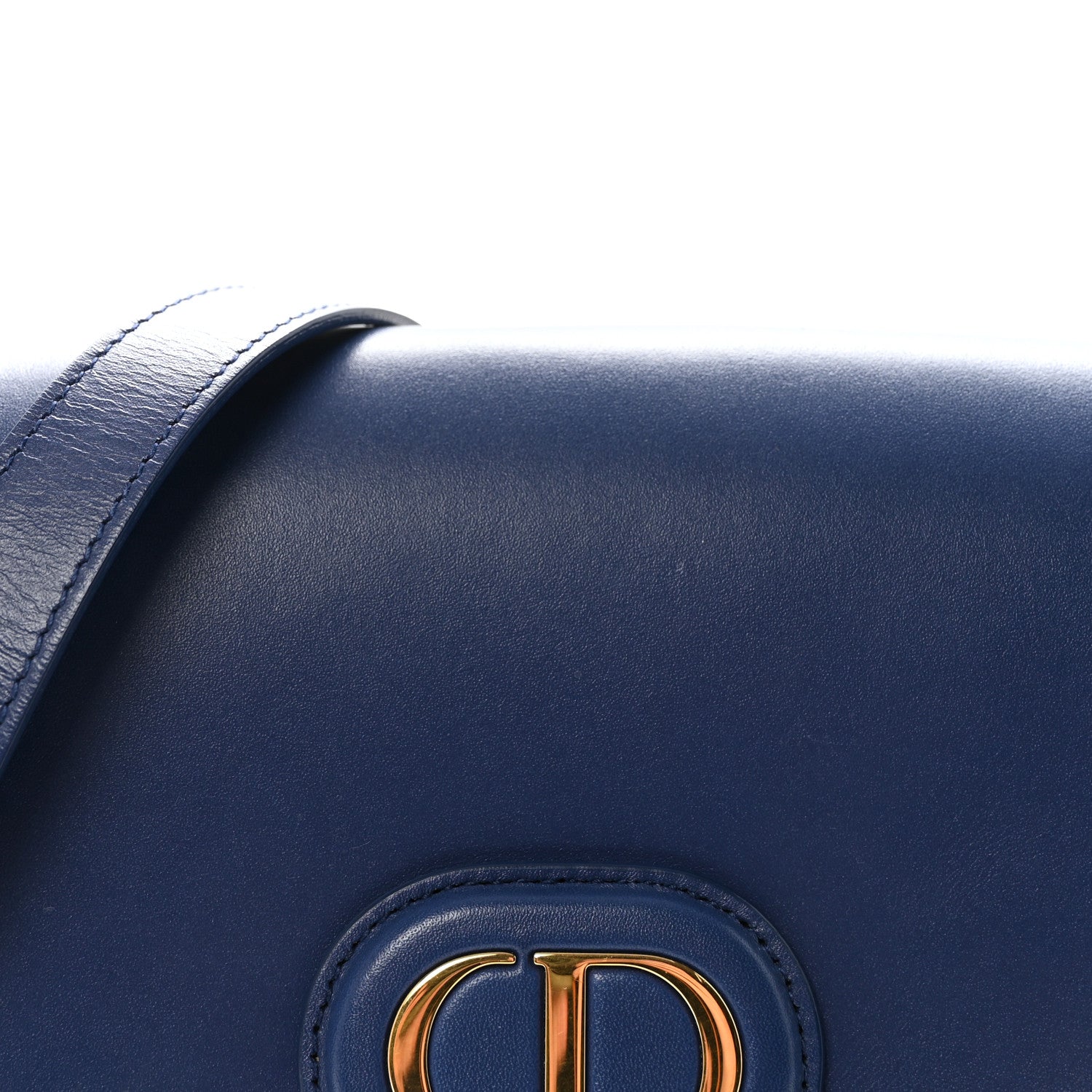 Christian Dior Box Calfskin Medium Bobby Flap Blue 7 of 10