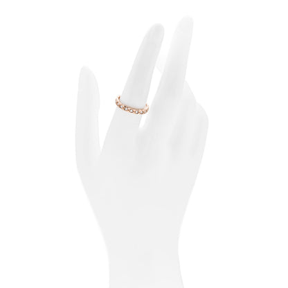 Chanel 18K Beige Gold Diamond Mini Coco Crush Ring 55 7.25 2 of 5