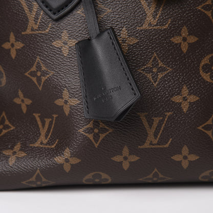 Louis Vuitton Monogram Flower Zipped Tote PM Black 9 of 10