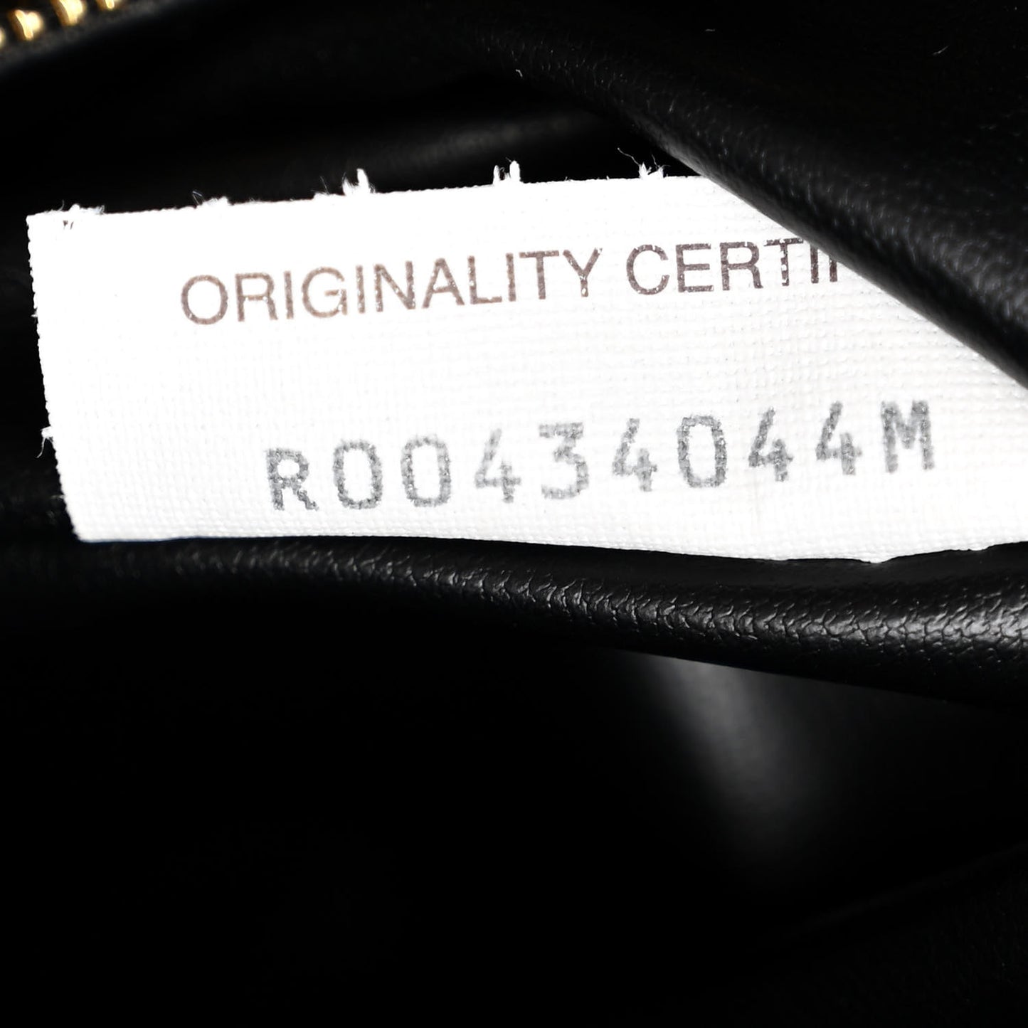 Silky Calfskin Large Hop Black
