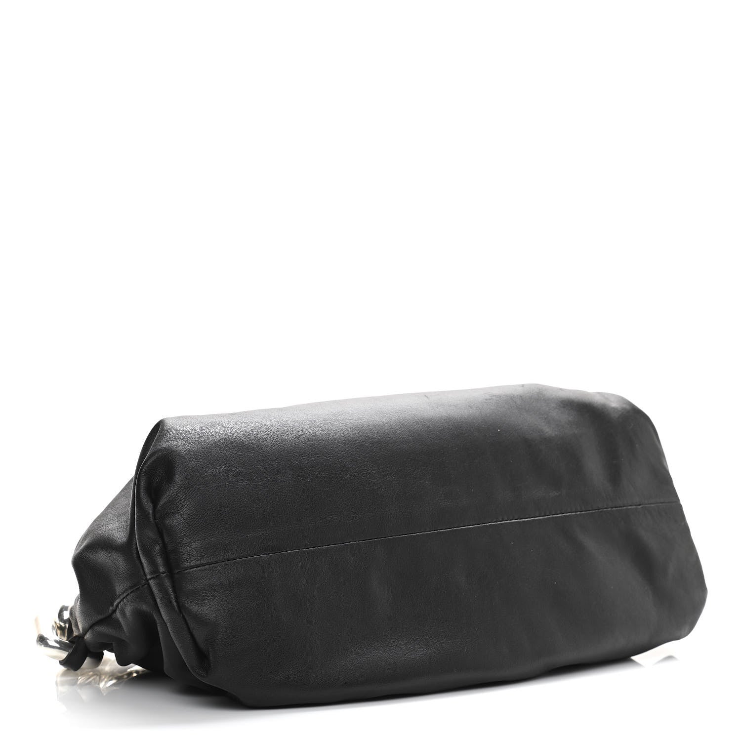 Bottega Veneta Calfskin The Pouch Chain Black 4 of 10