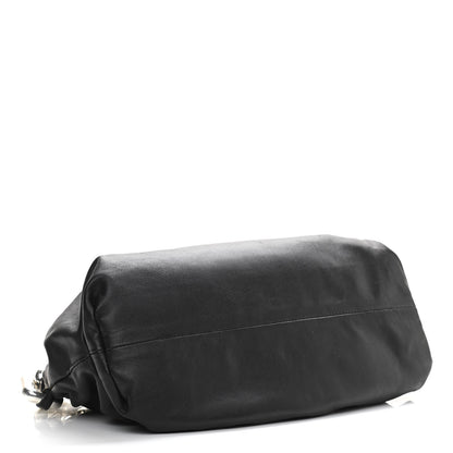 Bottega Veneta Calfskin The Pouch Chain Black 4 of 10