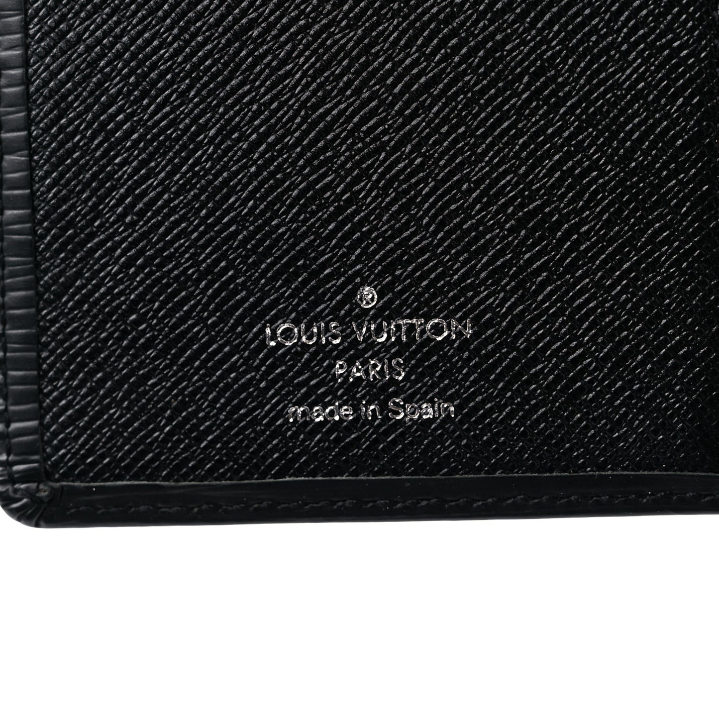 Epi Checkbook Organizer Wallet Black