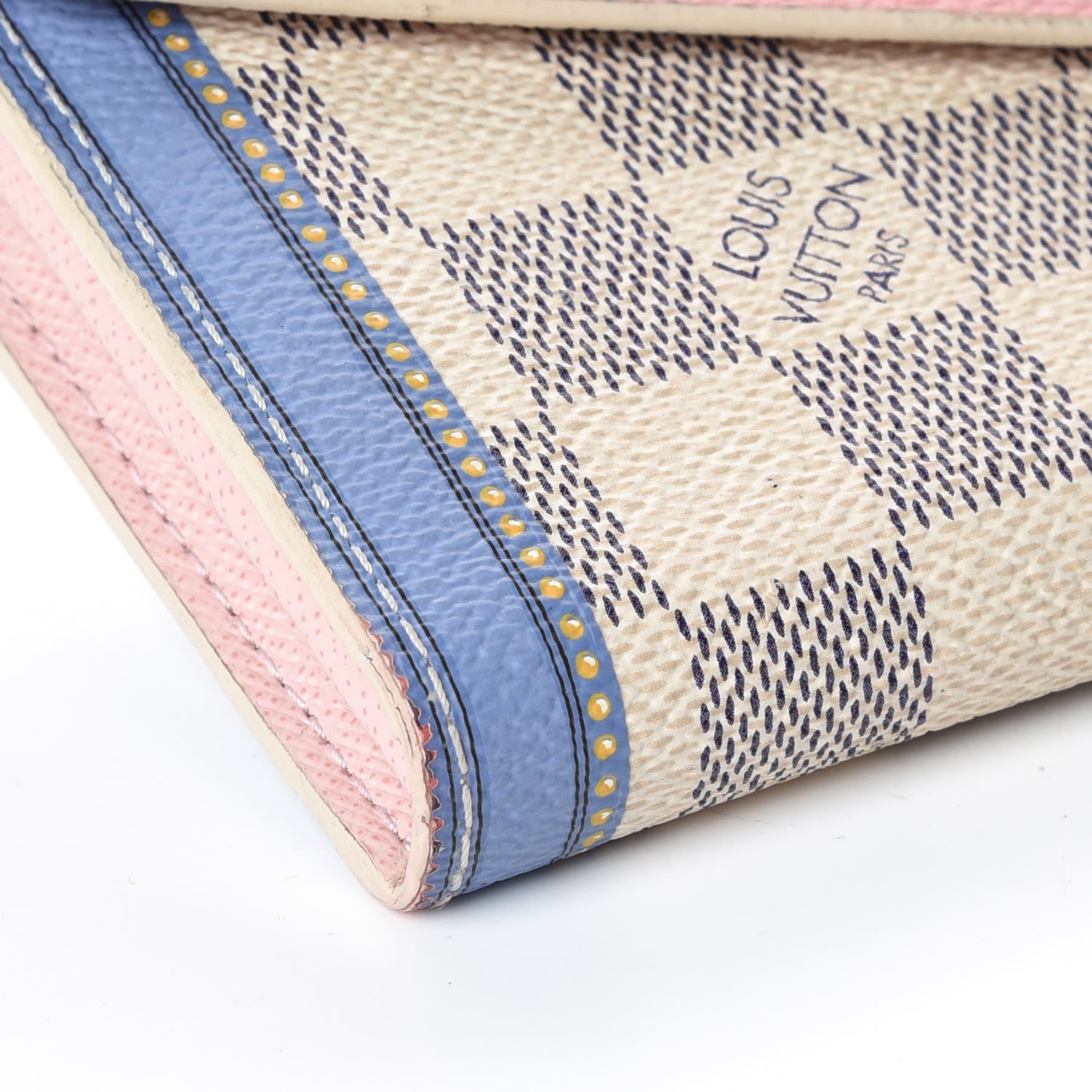 Louis Vuitton Damier Azur Summer Trunks Sarah Wallet NM 8 of 12