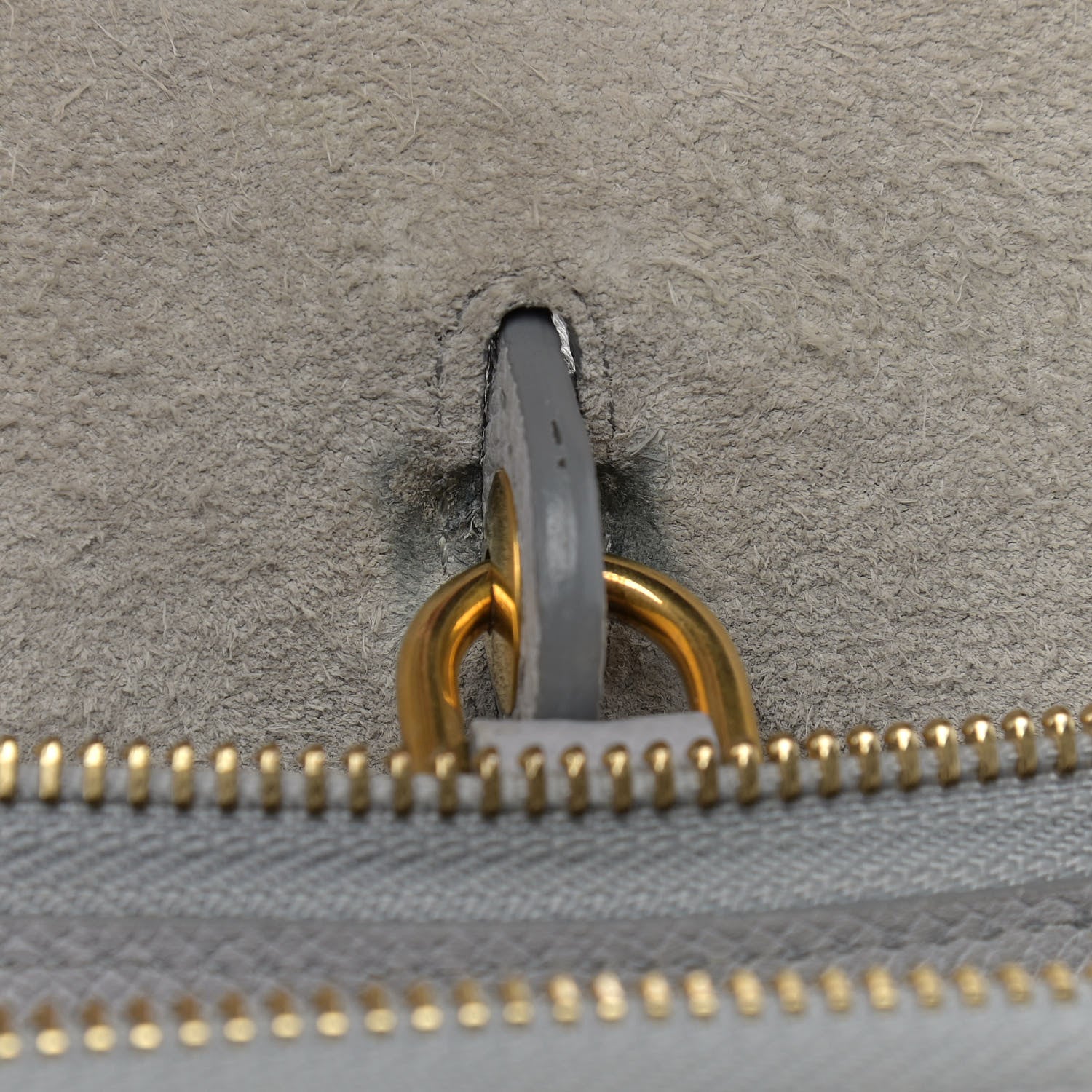 Celine Grained Calfskin Micro Belt Bag Cloud 16 of 21