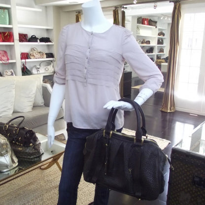 Burberry Prorsum Leather Knight Nella Tote Coffee 2 of 10