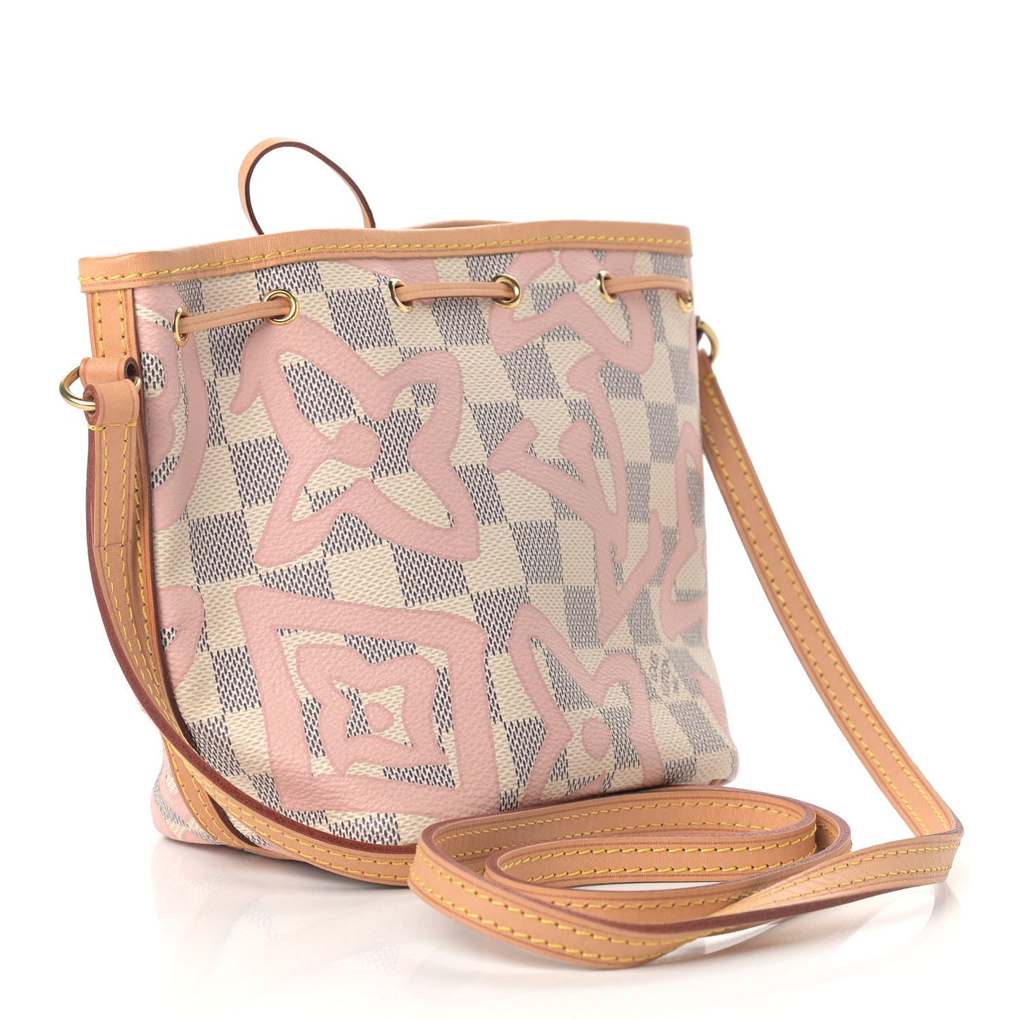Damier Azur Tahitienne Nano Noe Rose Ballerine