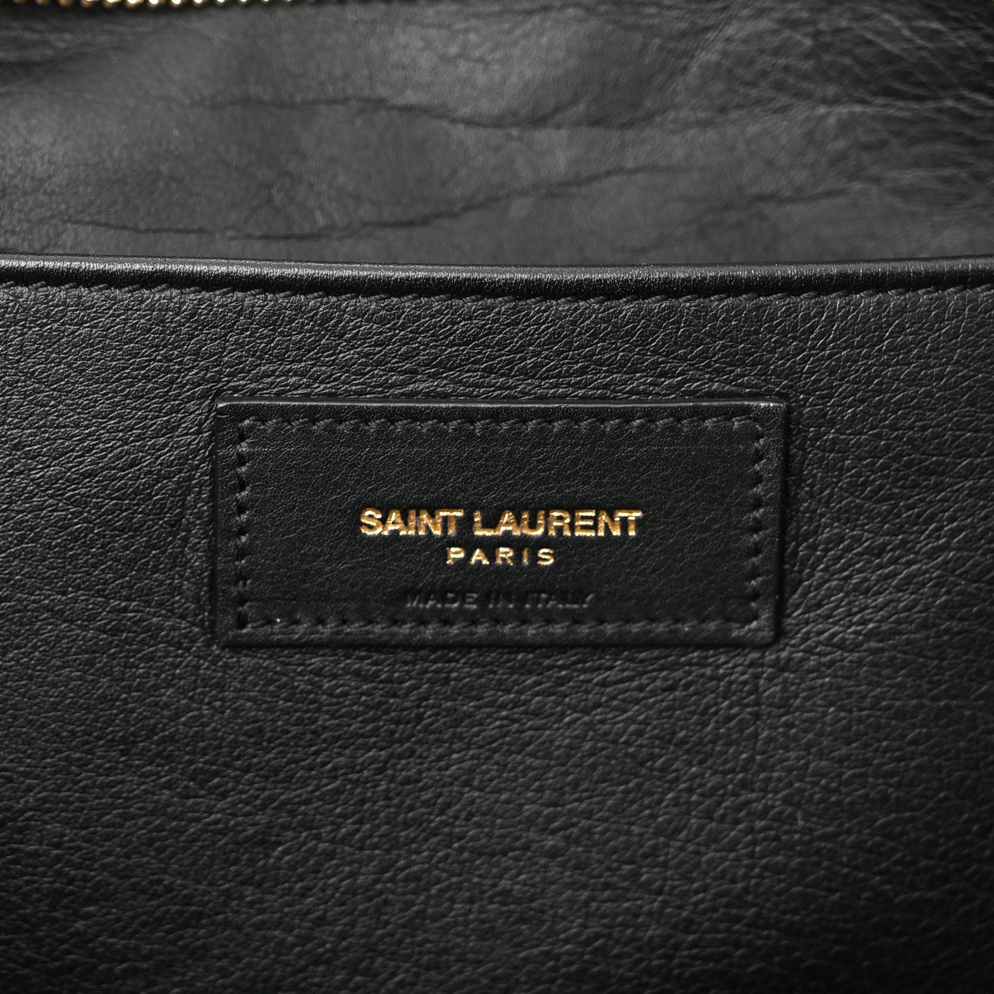 Calfskin Small Monogram Cabas Black