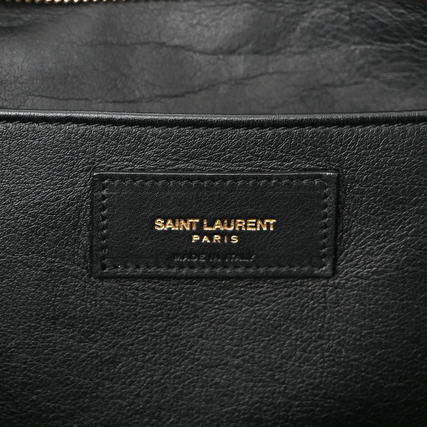 Saint Laurent Calfskin Small Monogram Cabas Black 6 of 12